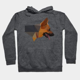 Low Poly Dog Hoodie